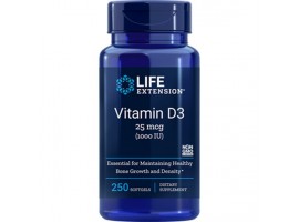 Life Extension Vitamin D3 1000 IU, 250 softgels